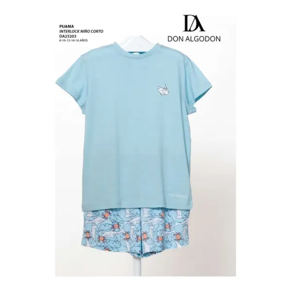 Da25203 Pijama Niño Don Algodn