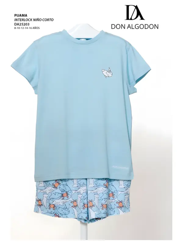Da25203 Pijama Niño Don Algodn