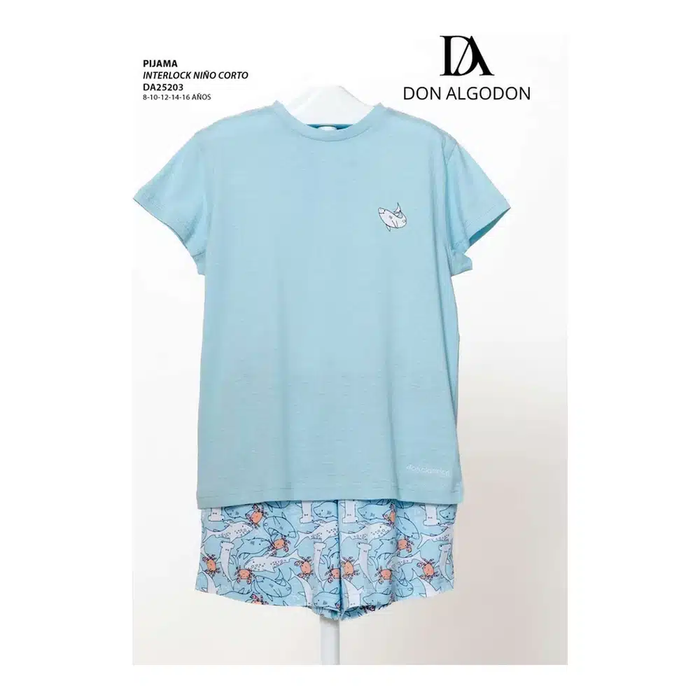 Da25203 Pijama Niño Don Algodn