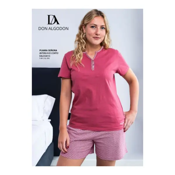Da25401c Pijama Señora Don Algodn