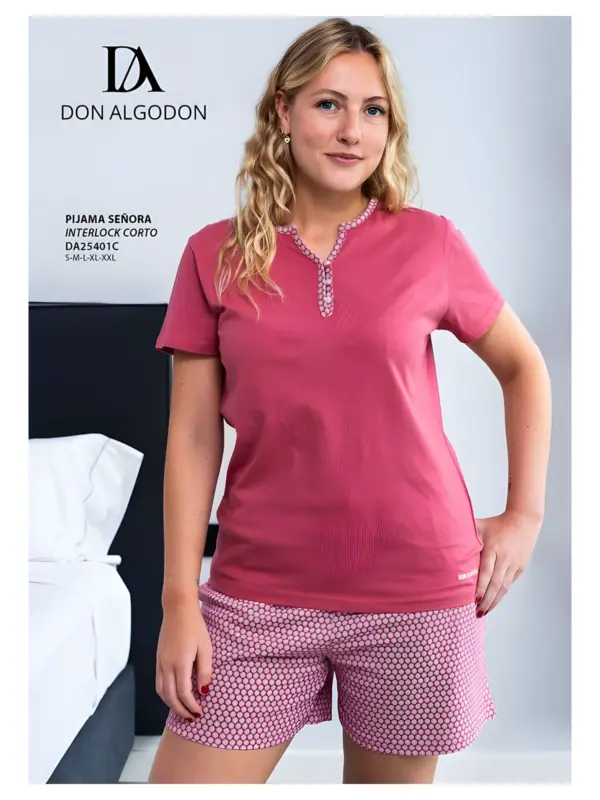 Da25401c Pijama Señora Don Algodn
