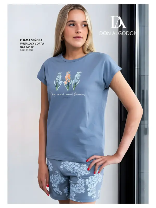 Da25405c Pijama Señora Don Algodn
