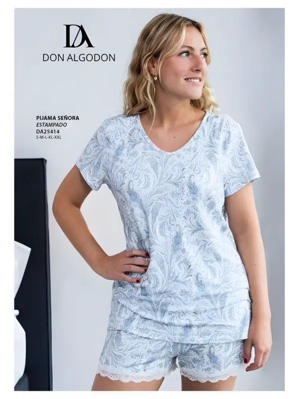 Da25414 Pijama Señora Don Algodn
