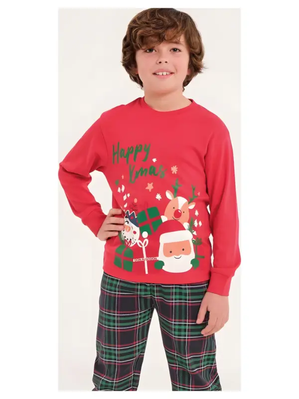 Da25w103 Pijama Interlock Niño Don Algodon