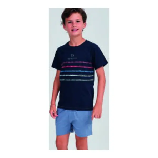 Da26s206 Pijama 100% Alg Niño Lagoon Don Algodon