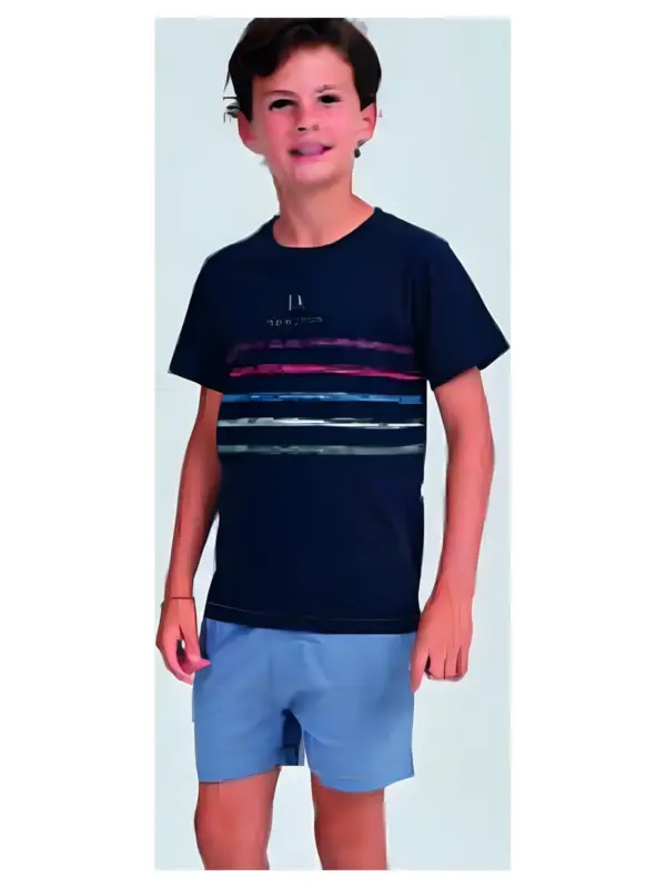 Da26s206 Pijama 100% Alg Niño Lagoon Don Algodon