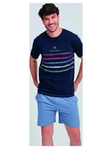 Da26s301 Pijama 100% Alg Hombre Lagoon Don Algodon