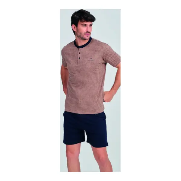 Da26s305 Pijama 100% Algodon Hombre Sunset Don Algodon