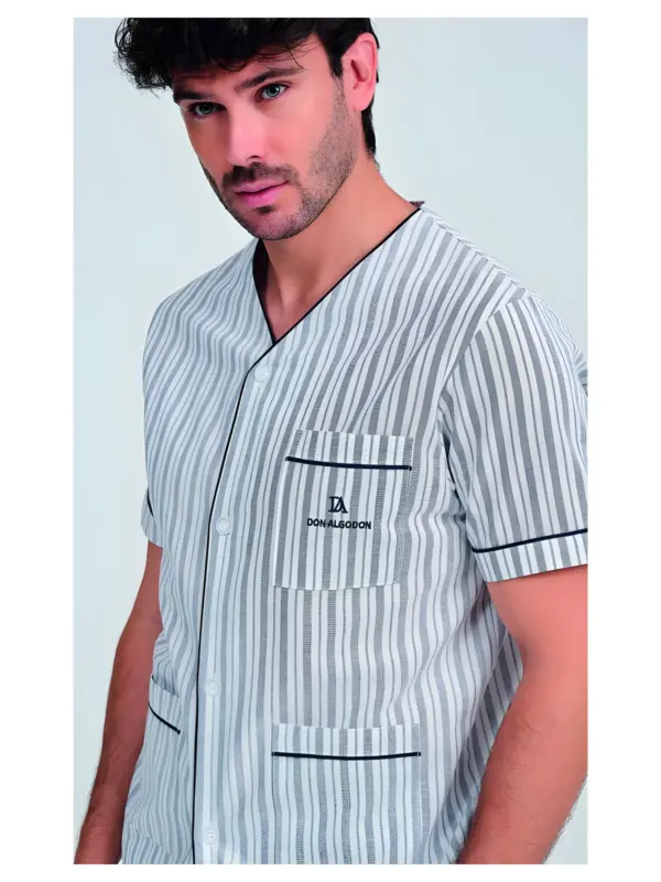 Da26s322 Pijama 100% Alg Hombre Mistral Don Algodon
