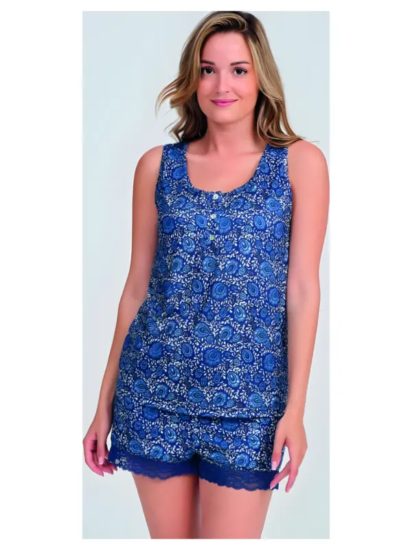 Da26s427 Pijama 95/5 Tirantes Mujer Don Algodon