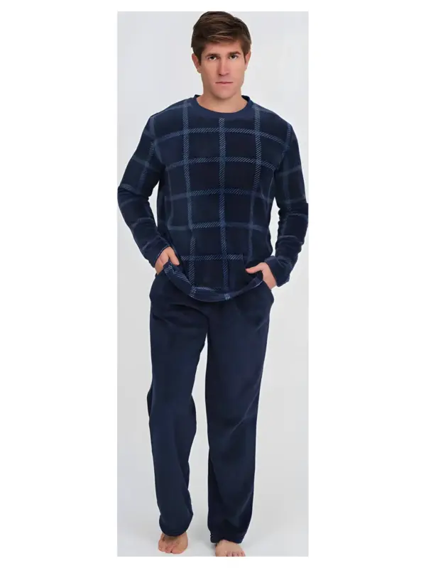 Da26w304 Pijama Hombre Coralina Don Algodon
