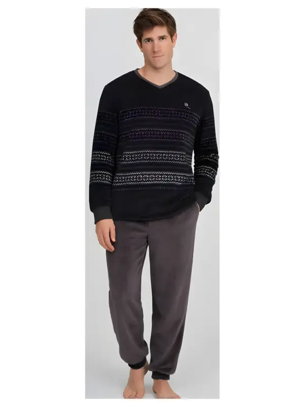 Da26w307 Pijama Hombre Coralina Don Algodon