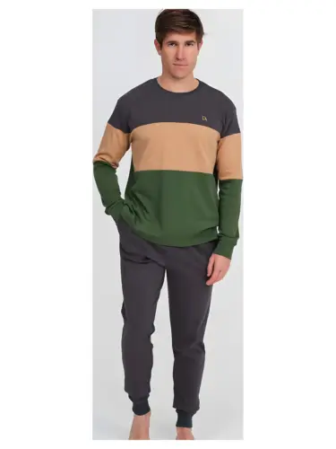 Da26w317 Pijama Hombre Interlock Don Algodon