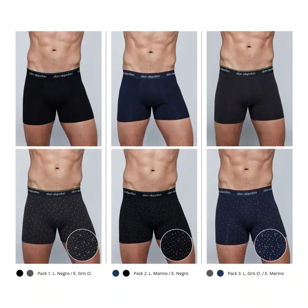 Pb 703 - Boxer Don Algodon Pack-2 - Imagen 4