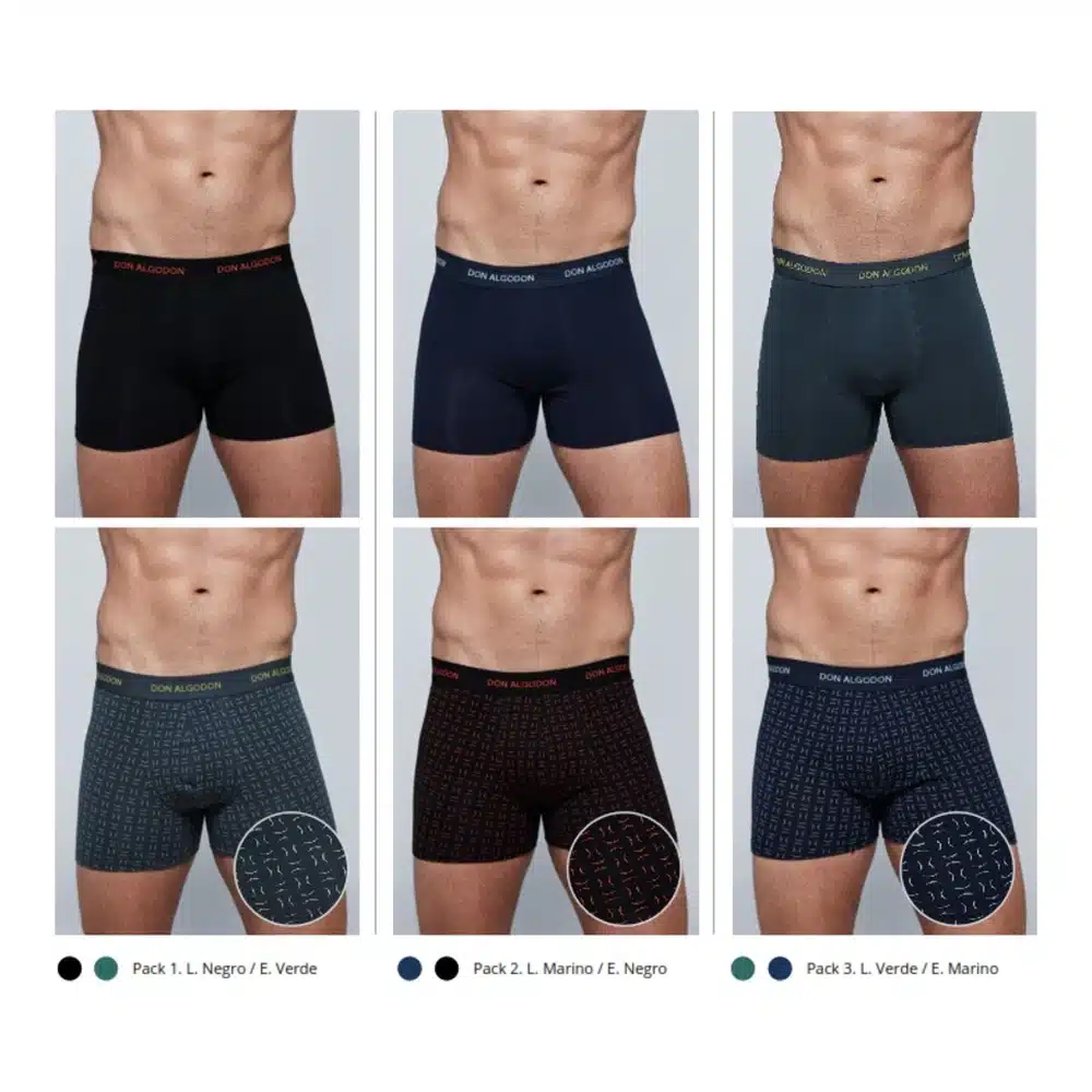 Pb 705 - Boxer Don Algodon Pack-2 - Imagen 4