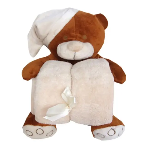 4074 Peluche + Manta Oso