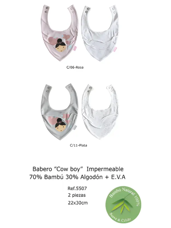 Set Baberos Impermeables 2 Pzs (DUFFI-5507)