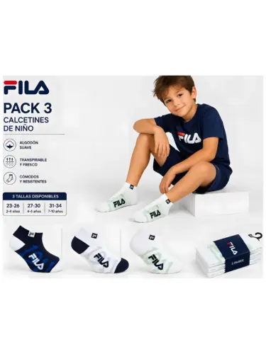 F1432 Invisible Junior Pack 3 Fila
