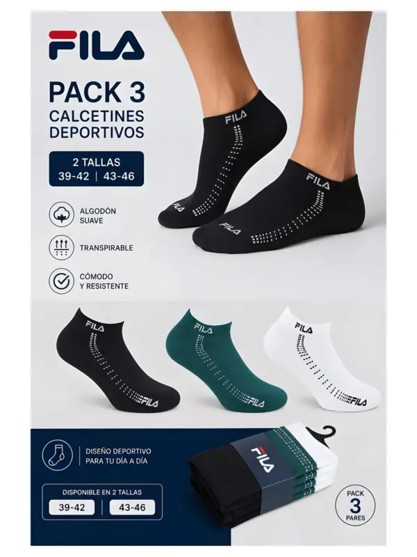 F2535 Inivisible Cro Pack 3 Fila