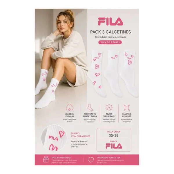 F5802 Tobillero Sñra Pack 3 Fila