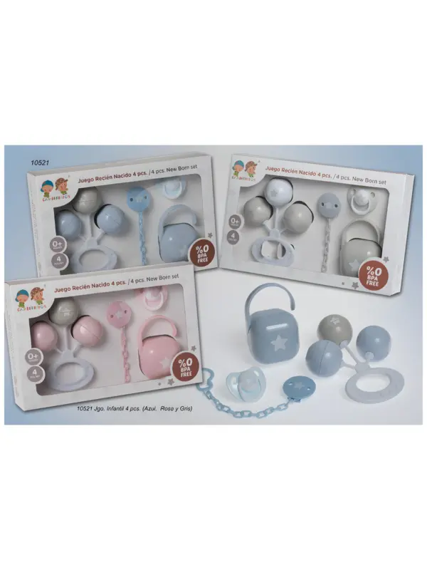 10521 - Juego Infantil Estuche 4 Pz