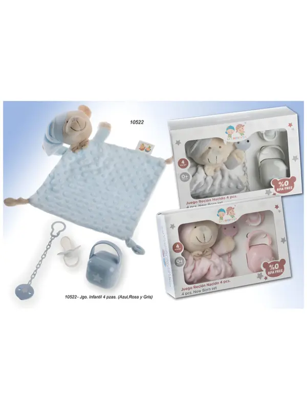 J. Estuche 4 Pcs 10522 (Dou Dou +Accesorios)