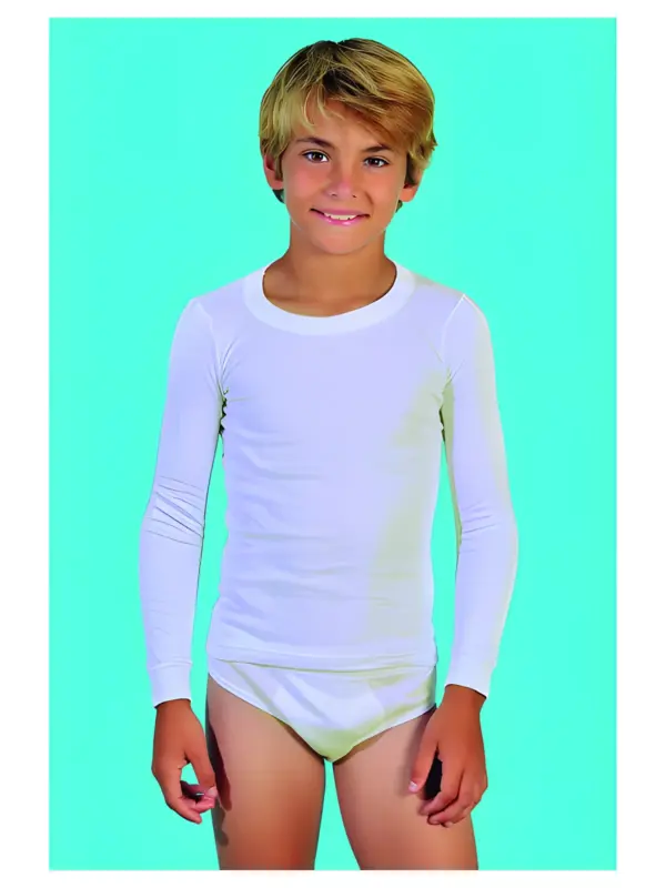 Camiseta Felp. M. Larga Niño Llorens 4110