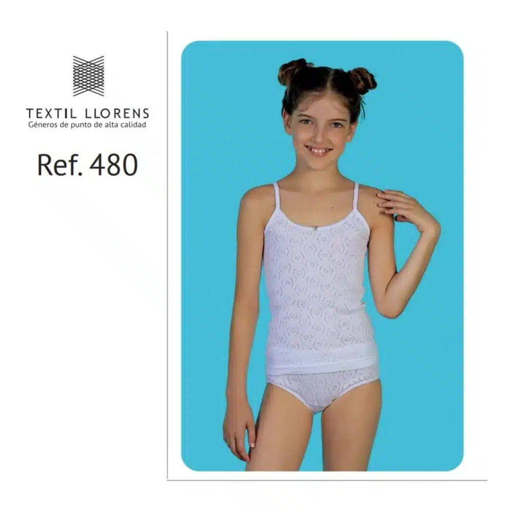 480 Camiseta Tirante Calada Llorens