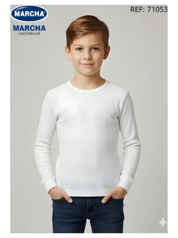 Camiseta Manga Larga Niño Marcha 71053