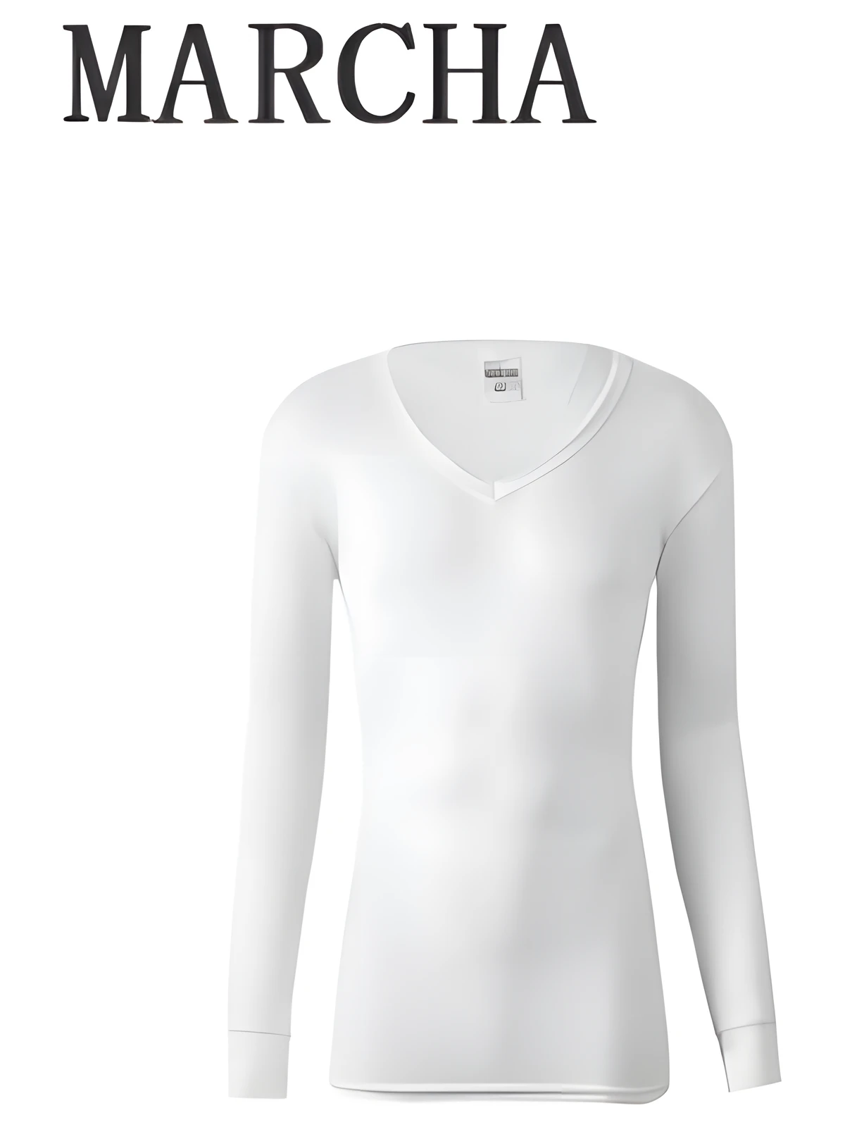 Camiseta Cuello V Caballero M/L Pack12 Marcha 71055 - Imagen 2