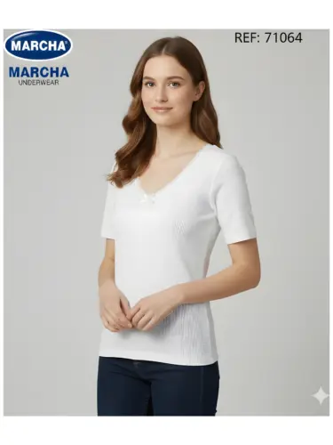 Camiseta Manga Corta Mujer Marcha 071064