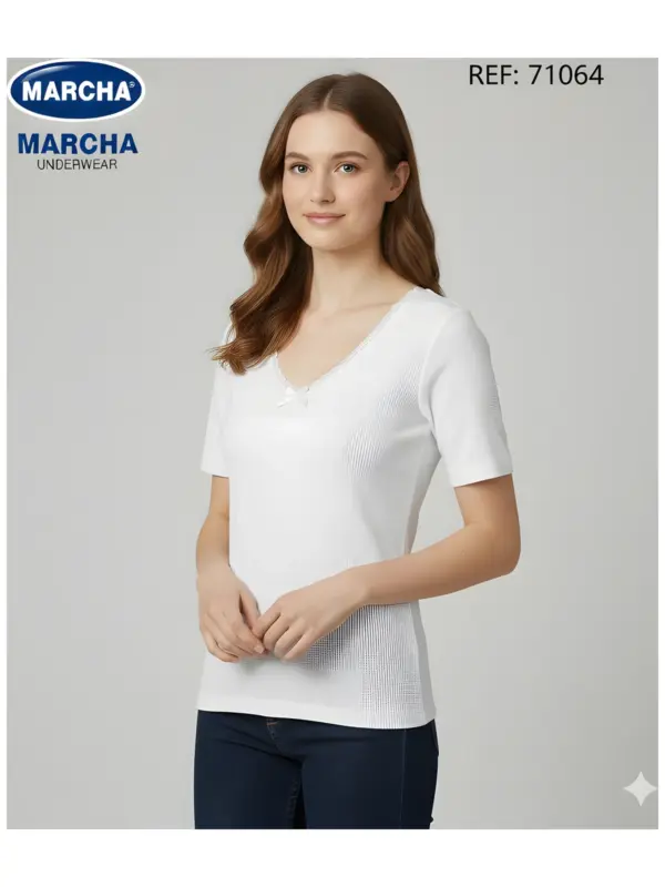 Camiseta Manga Corta Mujer Marcha 071064