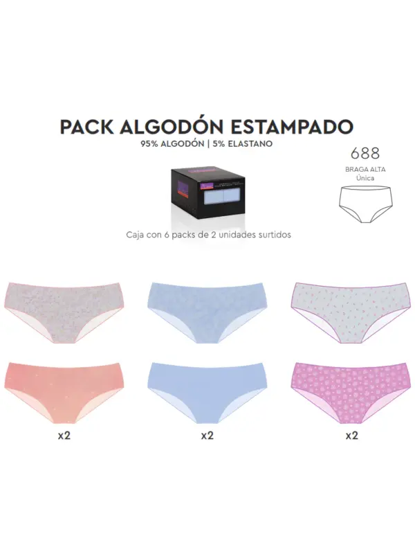 Braga Alta 688 Naiara Pack 2