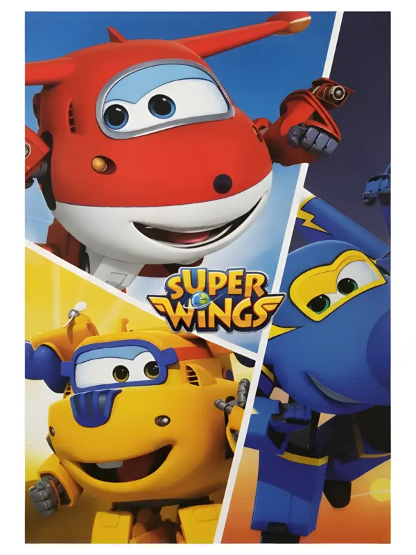 Manta Polar Niño Super Wings 720-367
