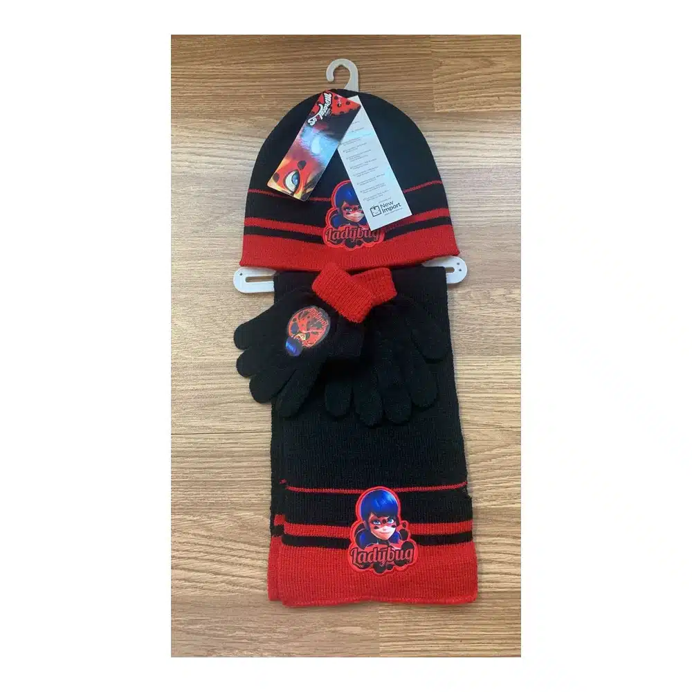 Set Gorro Bufanda Guantes Niña Lady Bug 780-621 - Imagen 2
