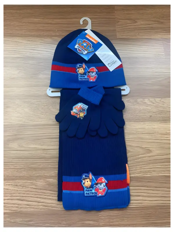 Set Gorro Bufanda Guantes Niño Paw Patrol 780-630