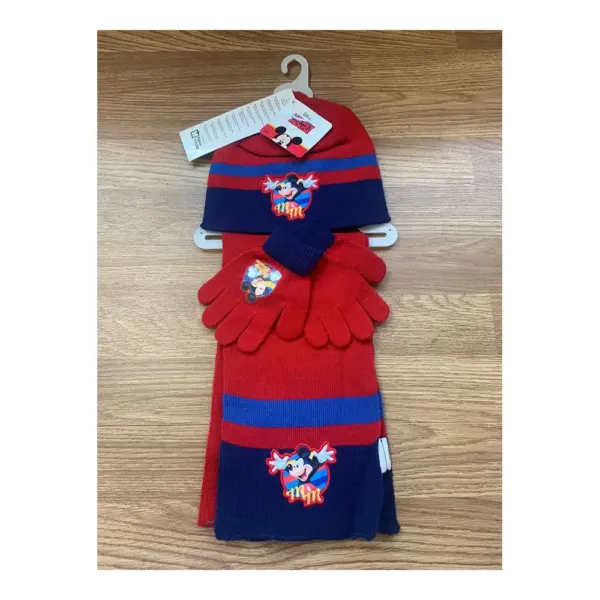 Set Gorro Bufanda Guantes Niñ Knset-29