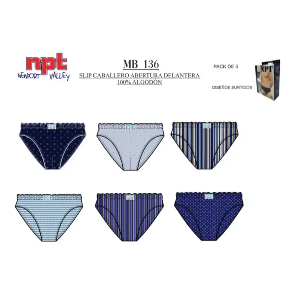 136 Slip Abertura Npt Pack 3