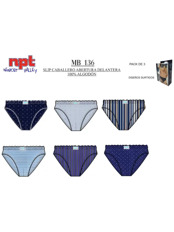 136 Slip Abertura Npt PACK-3