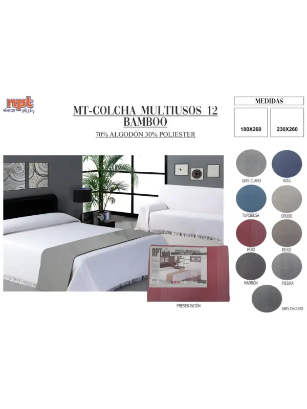 Colcha Multiusos Npt Bamboo