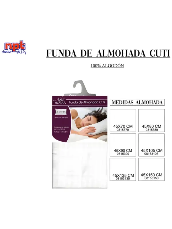 Funda de Almohada Cuti Npt
