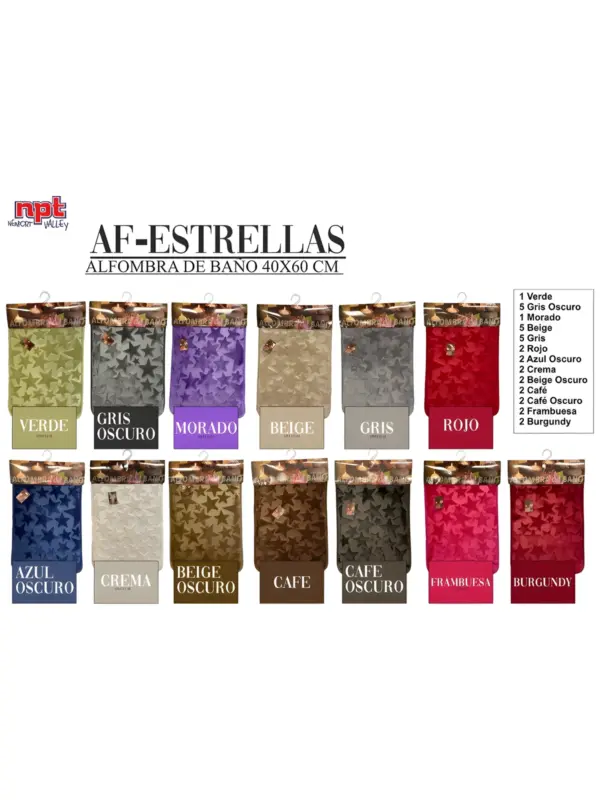 Alfombra Baño Estrellas