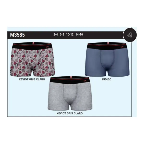Boxer Niño 3585 Olimpus Pack 3
