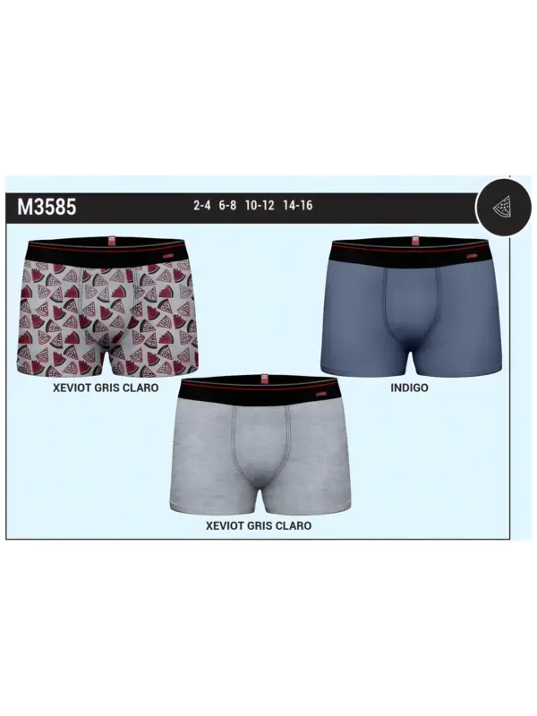 Boxer Niño 3585 Olimpus PACK-3