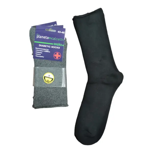 Calcetin Rizo Diabetico Planeta Calcetin Pack 12