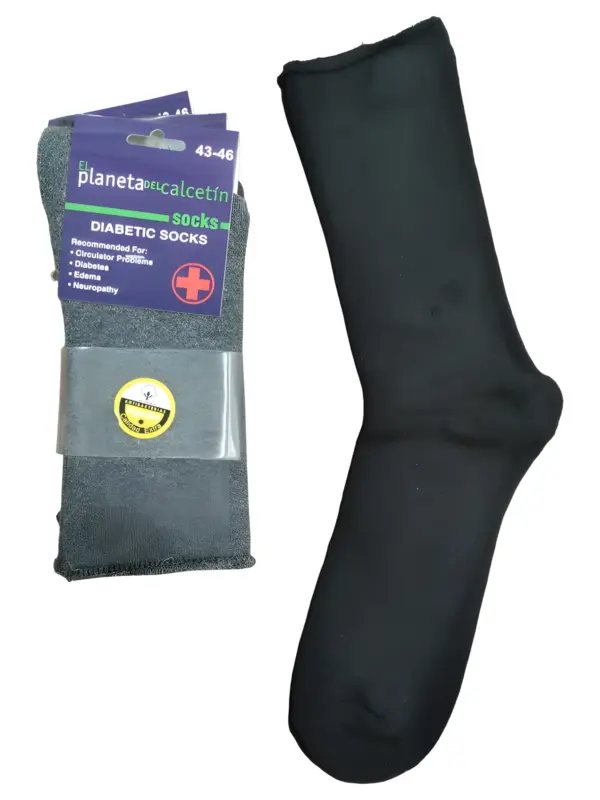 Calcetin Rizo Diabetico Planeta Calcetin Pack 12