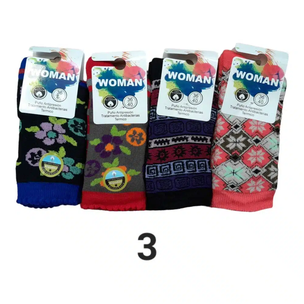 Calcetin Rizo Thermico Woman Pack 12 - Imagen 2