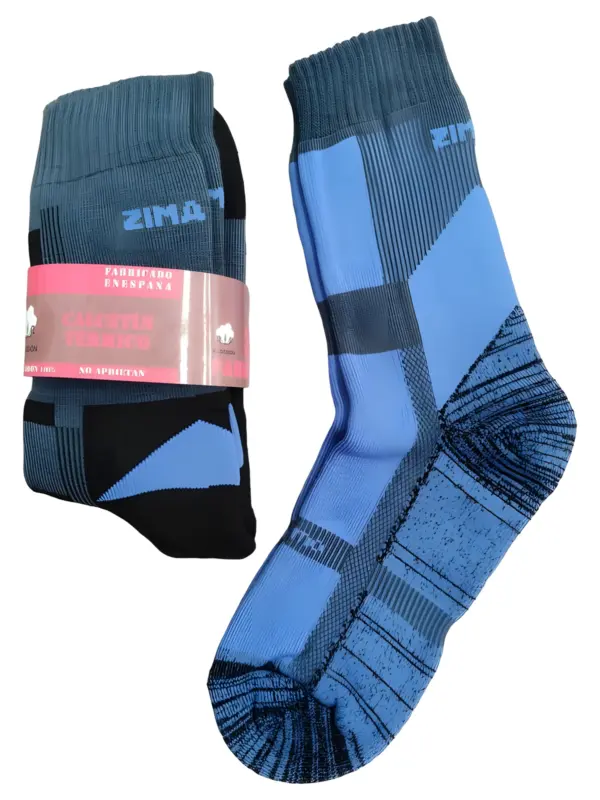 Calcetin Zima 100% Algodon Rizo Pack de 6 Pack 6