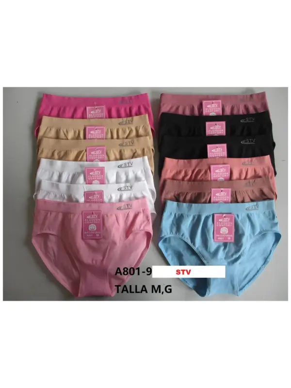 Braga Stv A801 Algodon sin Costuras PACK-12