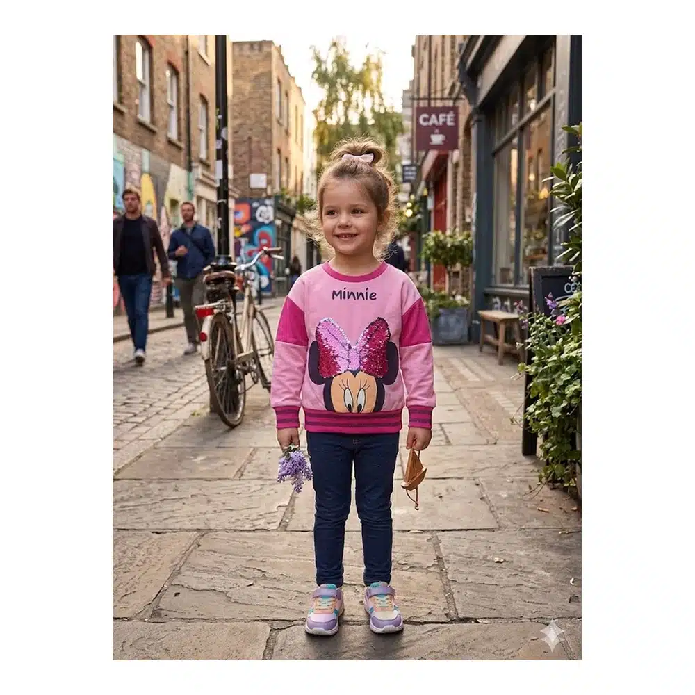 Ev1039 Sudadera Minnie Niña Sun City - Imagen 2